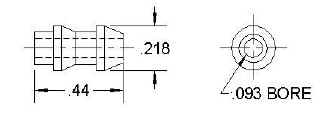 .218 tube barb detail